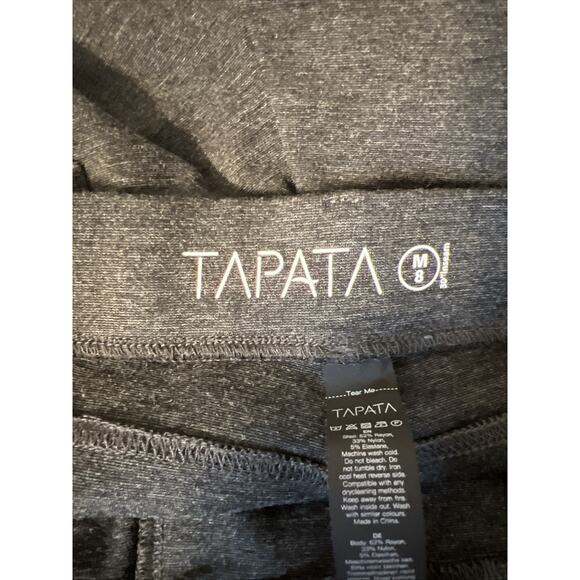 Tapata Womens Ponte Dress Pants Size Medium 8 Charcoal Gray Comfort Stretch - Picture 3 of 8